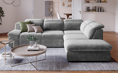 Extendable corner sofa Loran Extendable corner sofa
